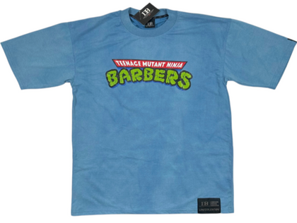 BLUE BARBER TURTLE TEE