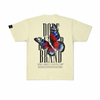 BUTTERFLY BARBER POLE TEE